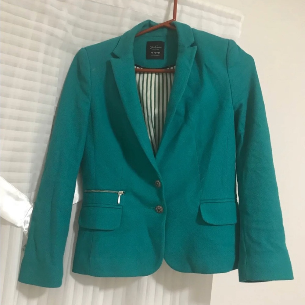 Green blazer